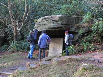 Looking At The Plaque Under Lady Blanytre&#039;s Rock